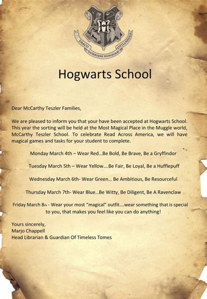 How To Order A Custom Acceptance Letter From Hogwarts For Harry Potter Fans