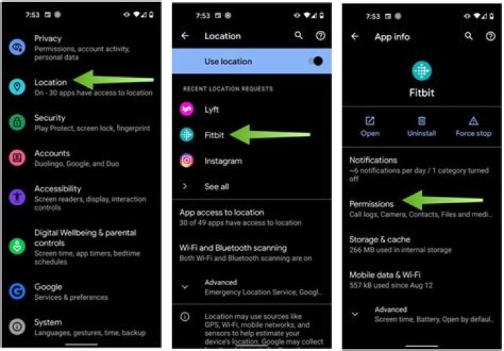 How to reset location permissions in Android 11