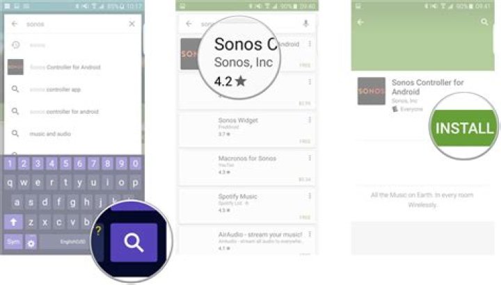 How to set and up and use Sonos for Android