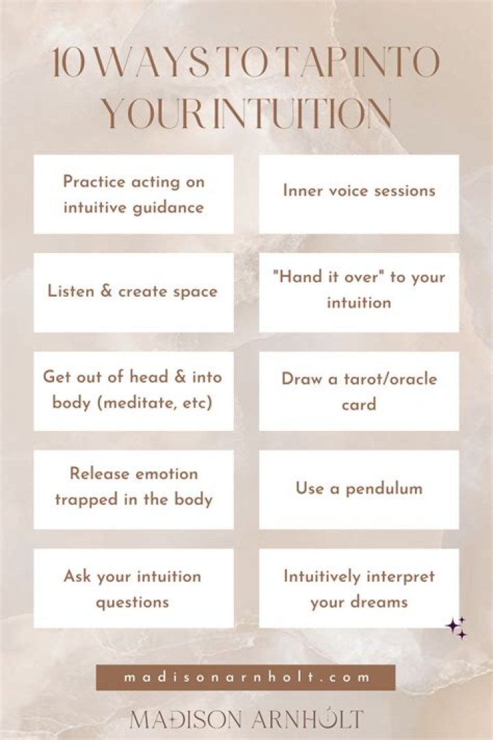 How To Sharpen Your Intuition And Tap Into Your Gut Instincts | Aimee Leigh