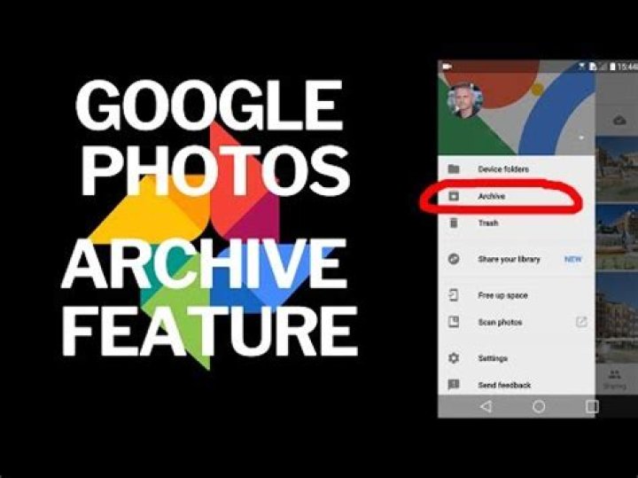 How to use the archive feature in Google Photos