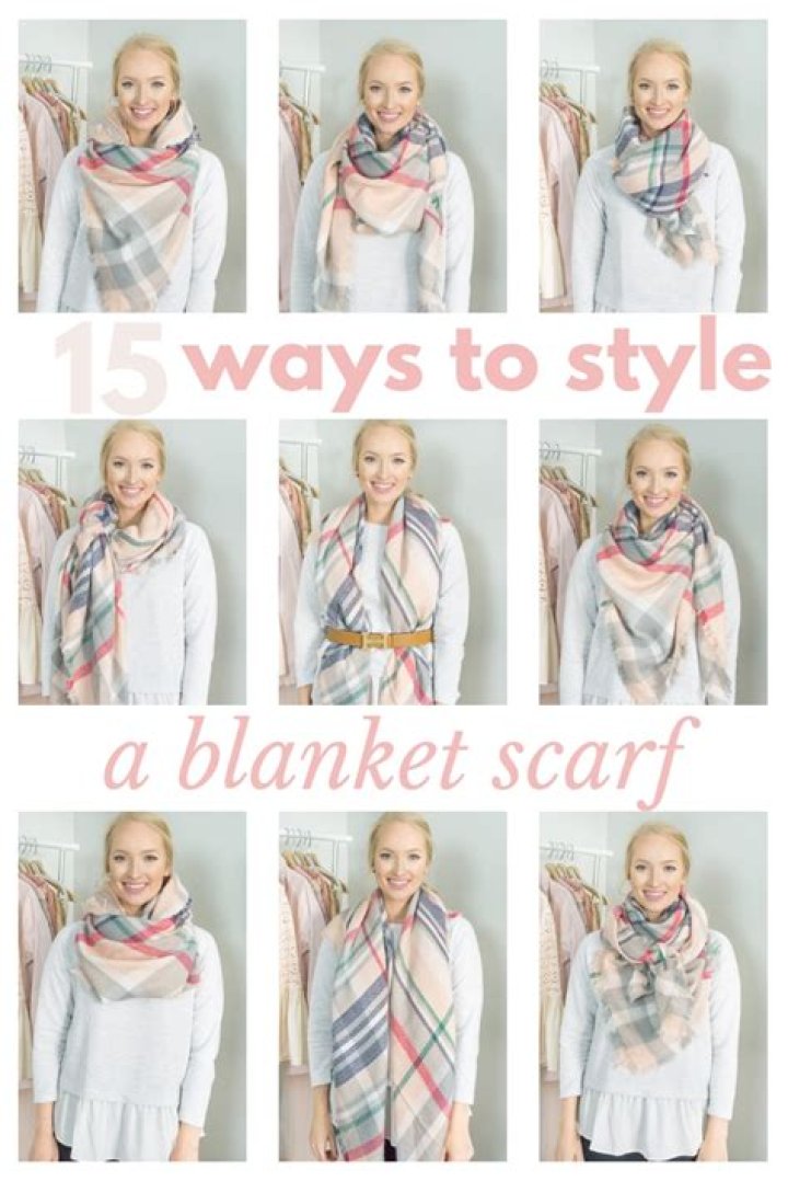 How to Wear a Blanket Scarf