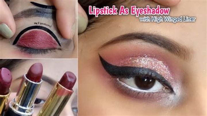 How to Wear Eyeshadow as Lipstick