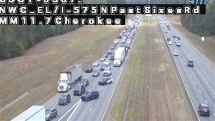 I 575 crash Cherokee County Georgia tow truck driver killed