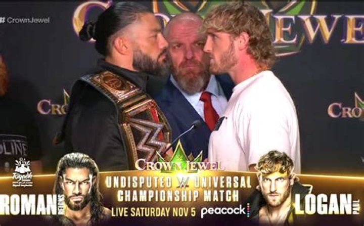 “I am the table” Logan Paul confident on Crown Jewel bout vs Roman Reigns