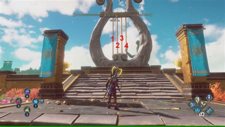 Immortals Fenyx Rising War's Den Lyre Myth Challenge Puzzle Solution