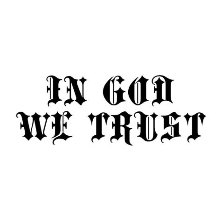 ‘In God We Trust' stickers would be free