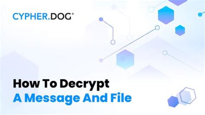 Is it possible to decrypt a message without a key?