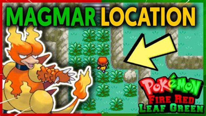 Is magmar in leaf green?