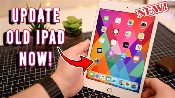 Is there a way to update an old iPad?