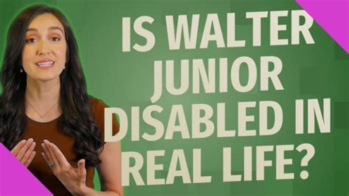 Is Walter Junior disabled in real life?