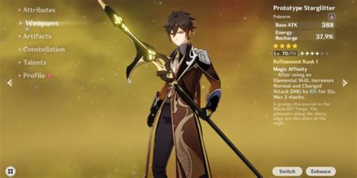 Is Zhongli Prototype Starglitter or Crescent Pike better?