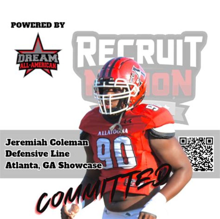 Jeremiah Coleman's Football Recruiting Profile