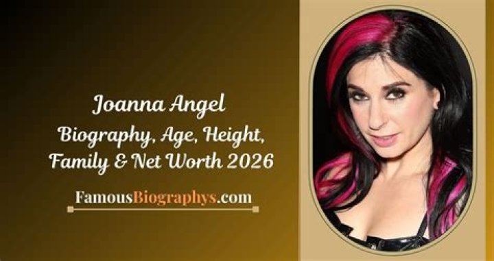 Joanna Angel Biography, Age, Height, Family, Wiki & More