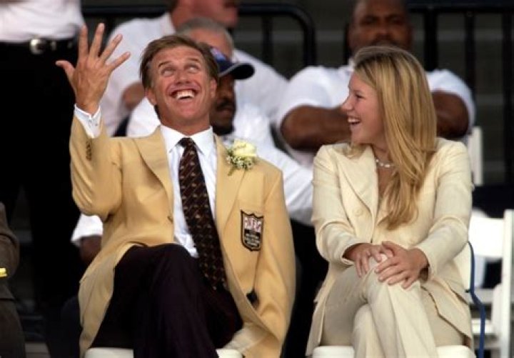 John Elway and Carrie Stevens
