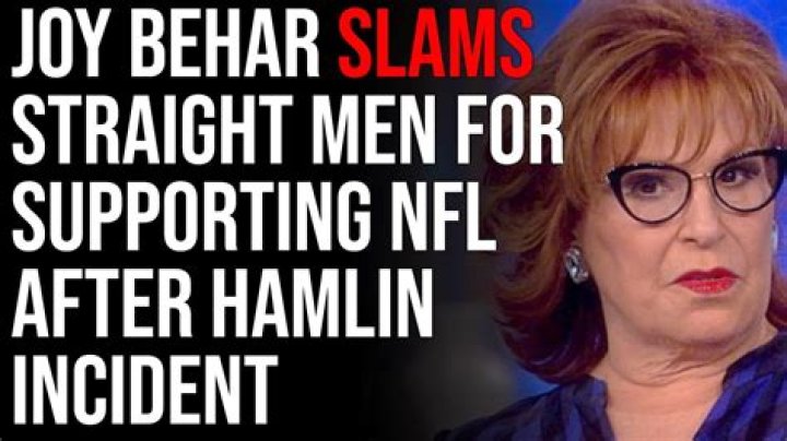 Joy Behar blames “heterosexual men” and “conservatives” for NFL injuries following Damar Hamlin incident