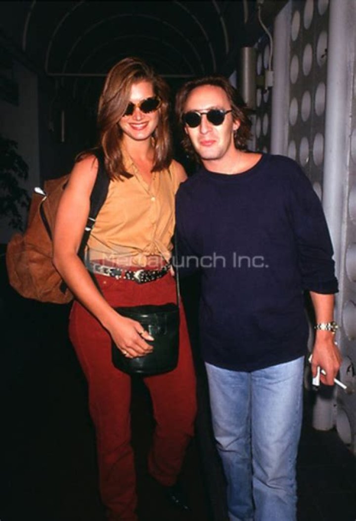 Julian Lennon and Brooke Shields