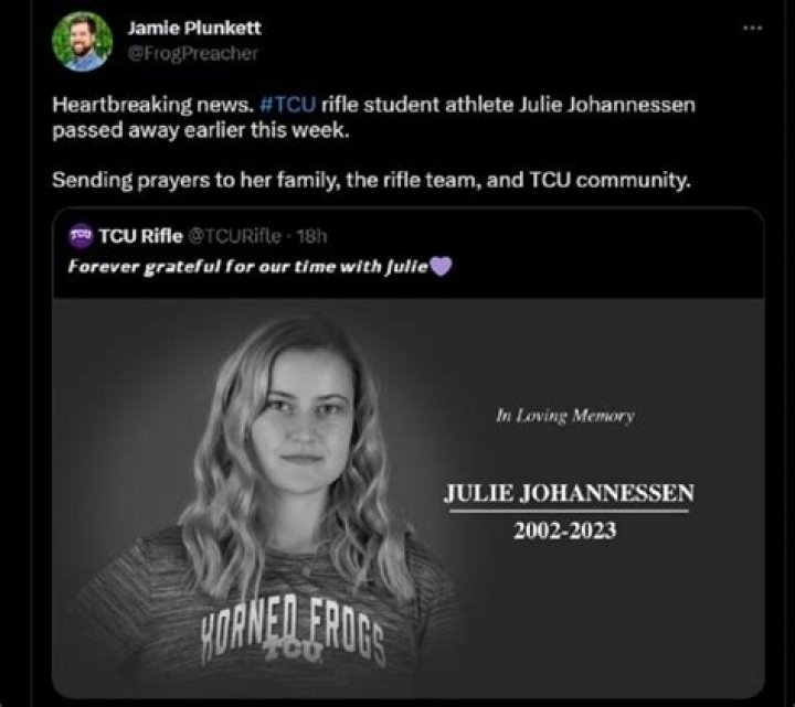 Julie Johannessen Obituary – How Did The TCU Rifle Star Die?