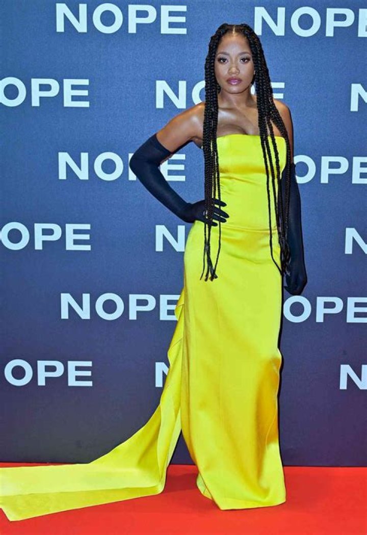 Keke Palmer Channeled Pamela Anderson in a Skin-Tight Strapless Dress and Updo