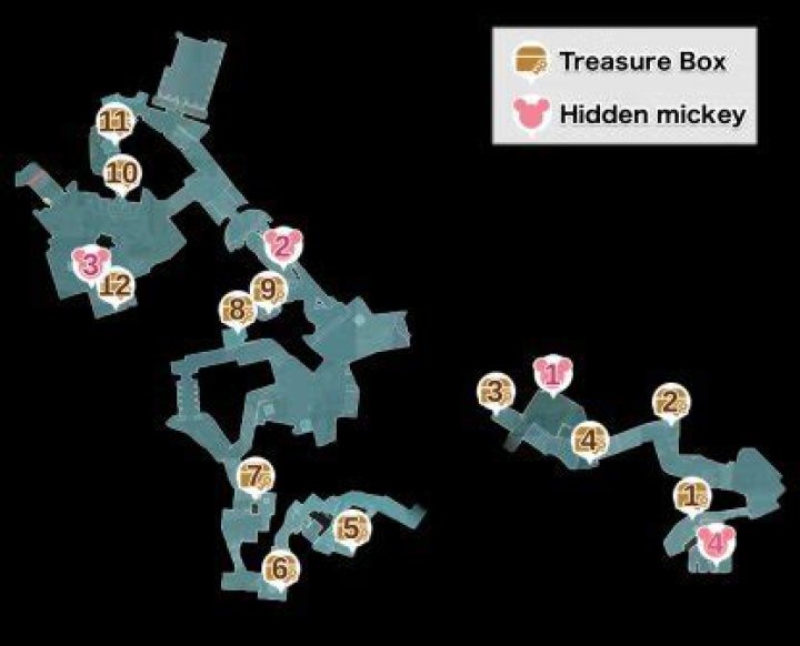 Kingdom Hearts 3 Lucky Emblem Olympus Locations Map