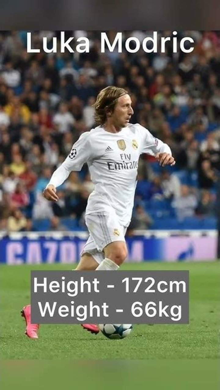 Luka Modric height weight body stats