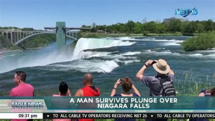 Man survives plunge over Niagara Falls
