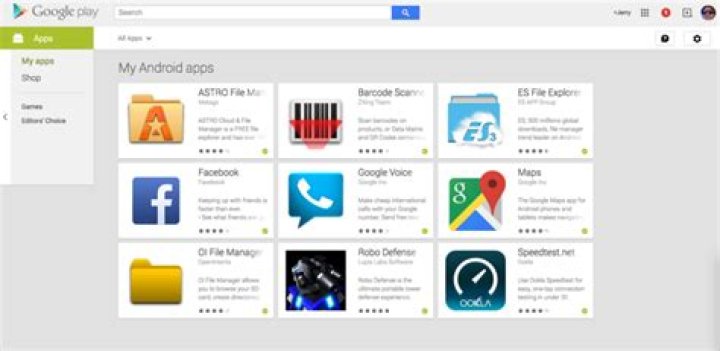Managing your apps through Google Play