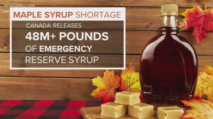 Maple Syrup Shortage Causes Canada To Tap Into Reserve