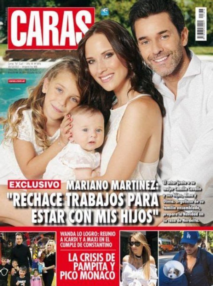 Mariano Martínez and Camila Cavallo