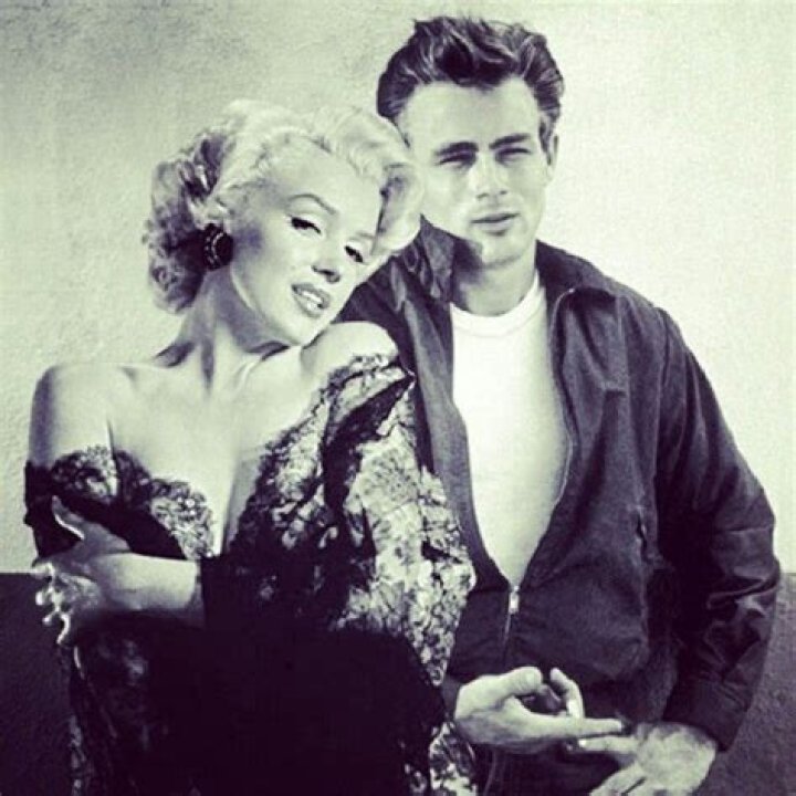 Marilyn Monroe and James Dean