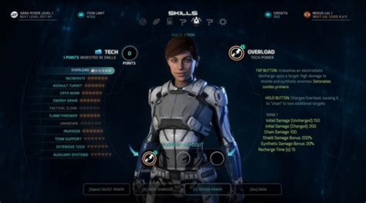 Mass Effect Andromeda Best Starting Skills & Training Classes