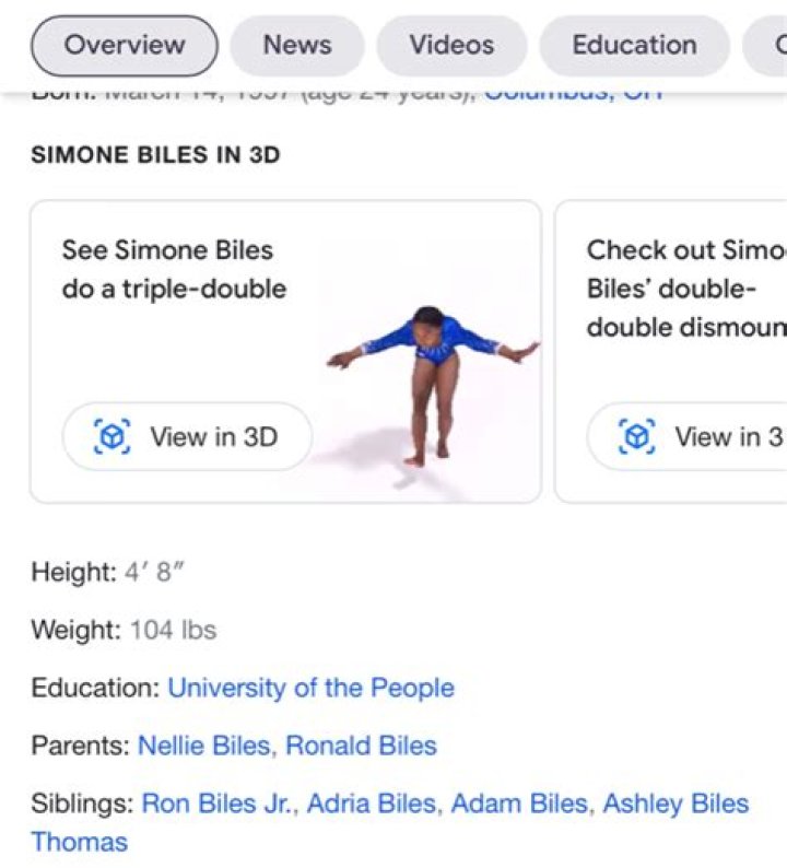 Megan Rapinoe, Naomi Osaka and Simone Biles are coming to Google Search's AR
