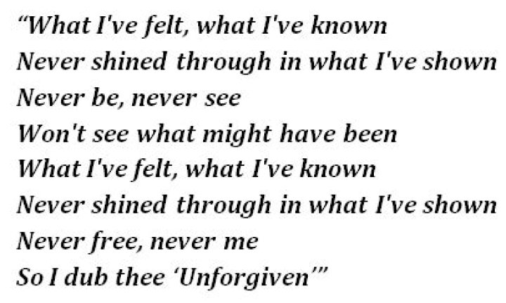 Metallica’s “The Unforgiven” Lyrics Meaning