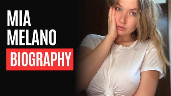 Mia Melano Biography, Age, Wiki, Height, Net Worth, Husband & More