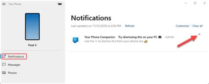 Microsoft's Your Phone app can now manage Android notifications on your PC