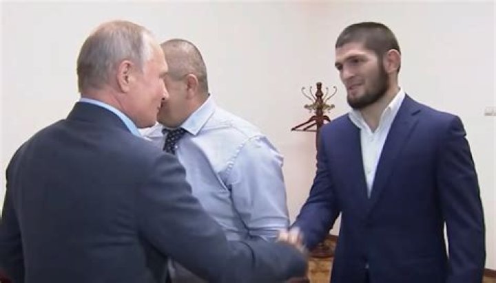 MMA: Khabib Nurmagomedov Meets Vladimir Putin