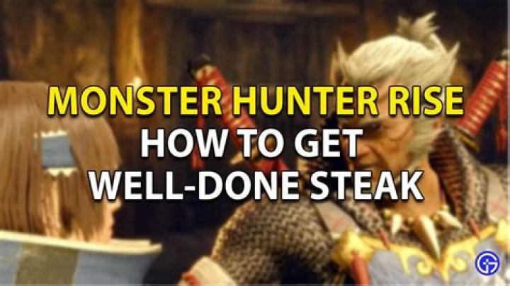 Monster Hunter Rise Well Done Steak Request