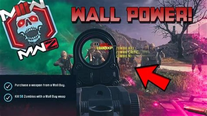 MW3 Zombies Wall Power, Purchase Weapon from Wall Buy
