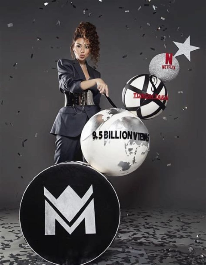 Myriam Fares goes braless for birthday shoot