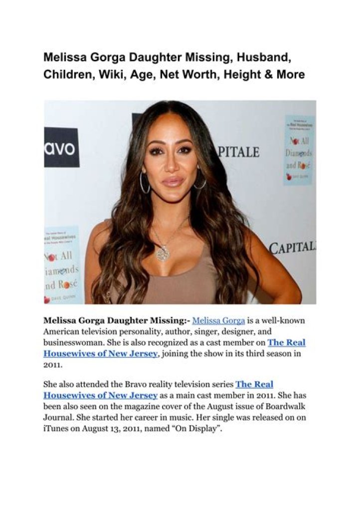 Mystery: Melissa Gorga Daughter Missing from Family Event: What Actually Happened?
