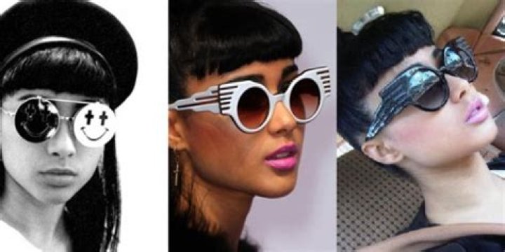 Natalia Kills: Jeremy Scott Sunglasses