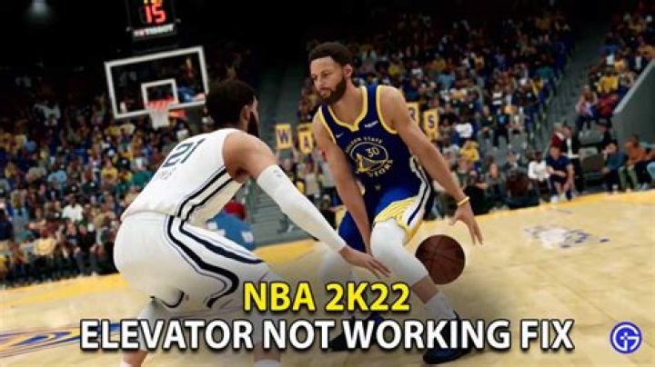 NBA 2k22 Elevator Not Working Bug Fix