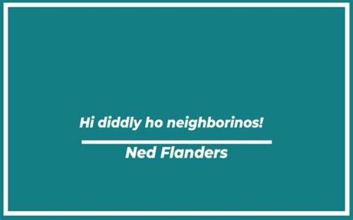 Ned Flanders: his best quotes