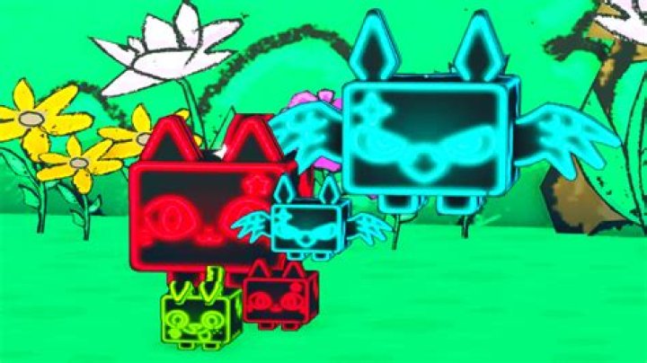Neon Cat Value Pet Simulator X