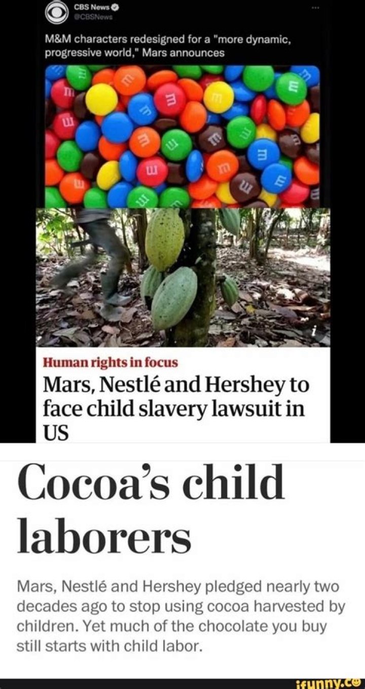 Nestle, Mars & Hershey Accused Of Benefiting From Child Labor