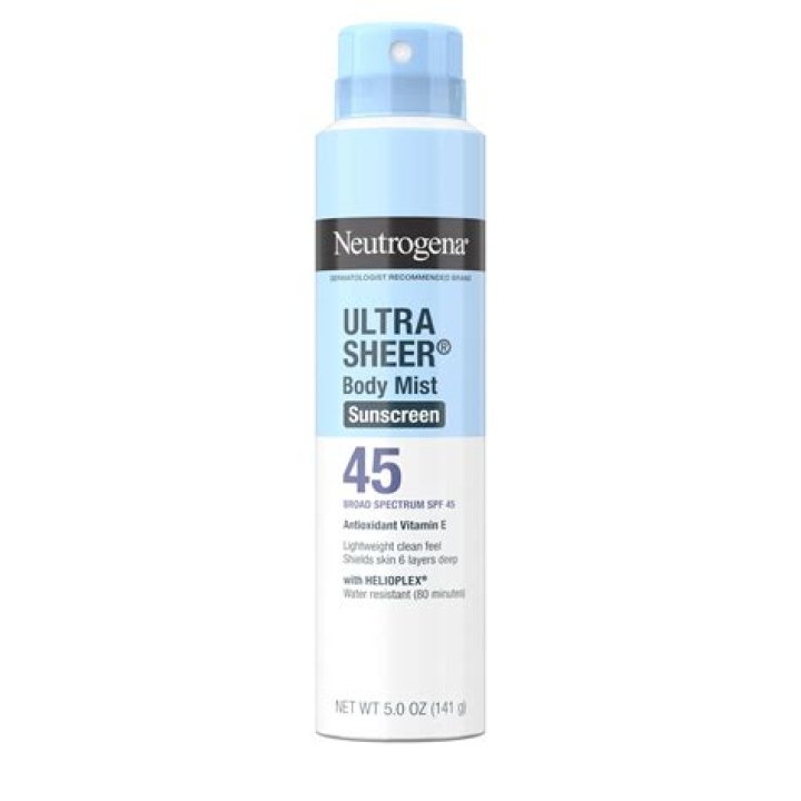 Neutrogena's Ultra Sheer Face Mist Sunscreen Makes Reapplication Easy