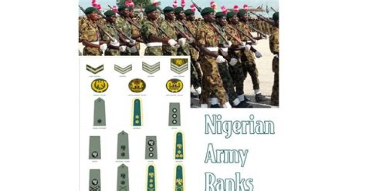Nigerian Army Ranks And Symbols And Salary