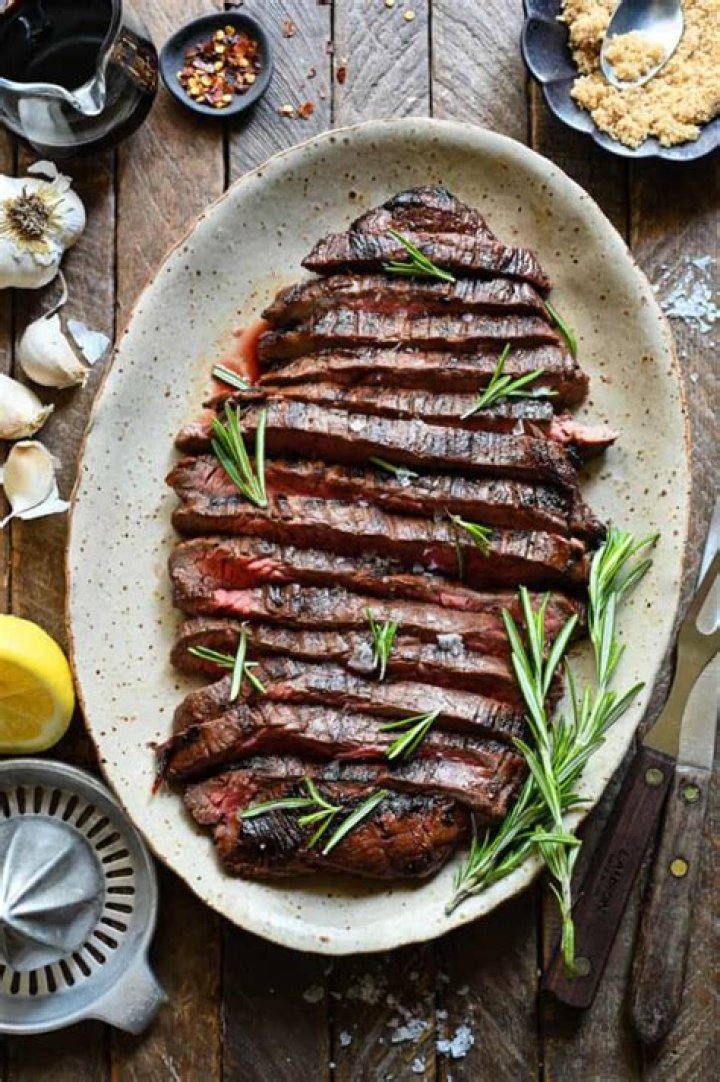 Oil and Vinegar Flank Steak | Recipe