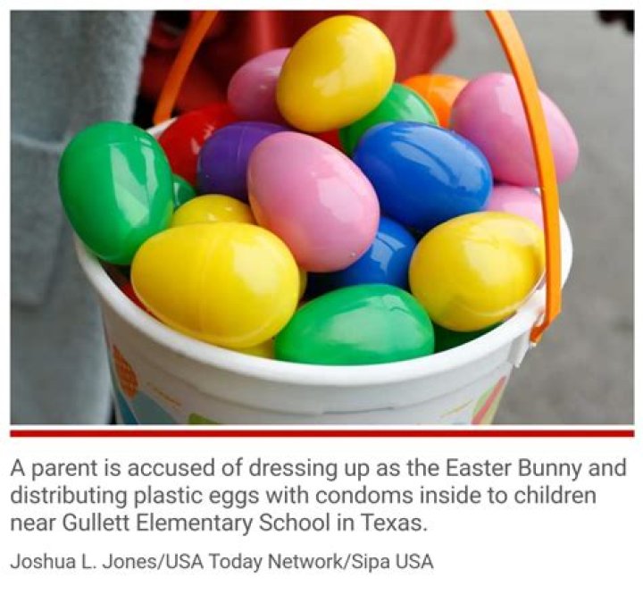 Parent Dressed As Easter Bunny Hands Out Condoms At Texas Elementary School