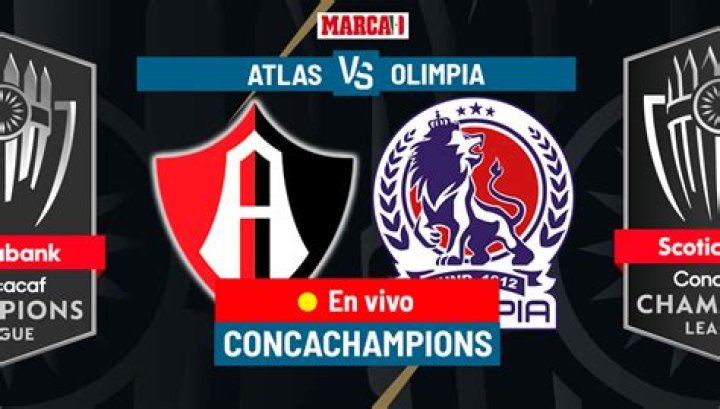 Partido Atlas vs Olimpia EN VIVO. Octavos de la Concachampions 2023